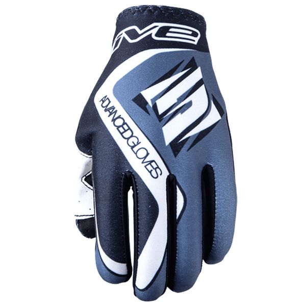 Motorcycle Gloves Five MX Practice Grey