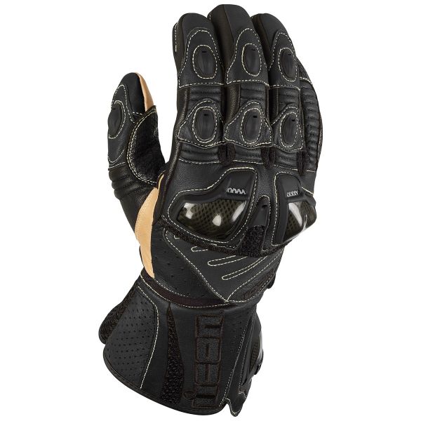 Motorcycle Gloves ICON Overlord Long Black