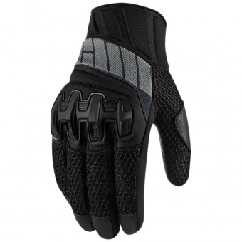 Motorcycle Gloves ICON Overlord Mesh Stealth