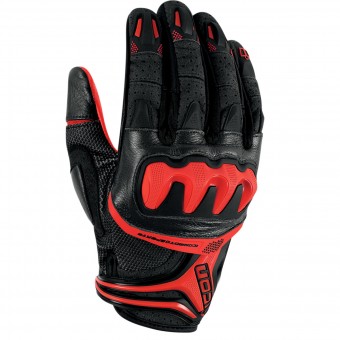 Motorcycle Gloves ICON Overlord Resistance Red