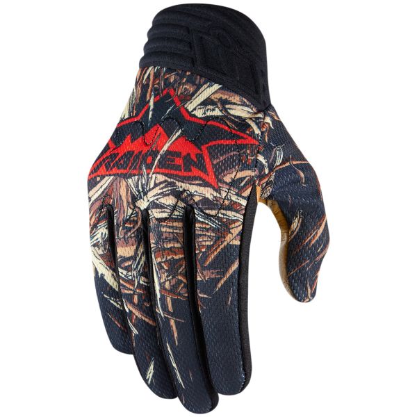 Motorcycle Gloves ICON Raiden Deadfall Black Glove