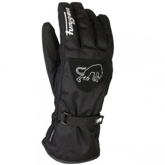 Motorcycle Gloves Furygan Raindrop Black White