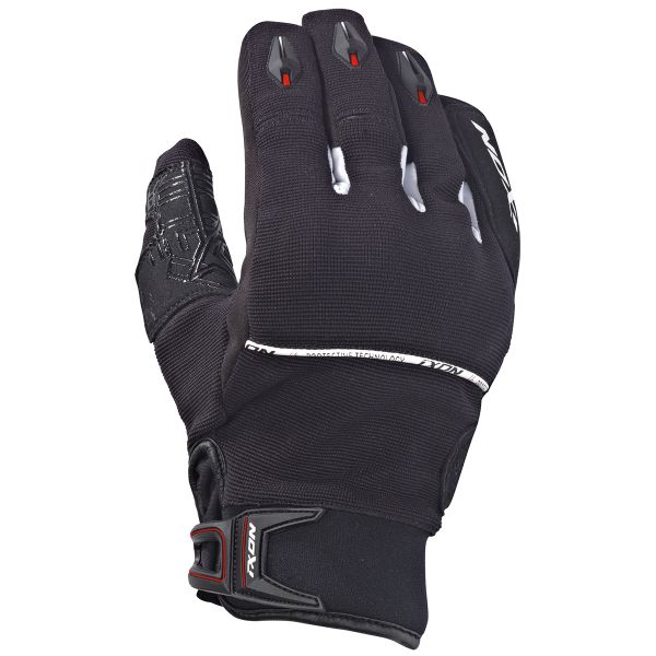 Motorcycle Gloves Ixon Rs Dry Hp Black White Red