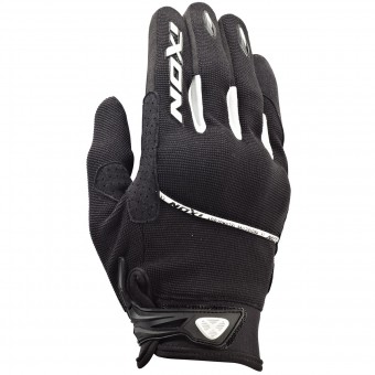 Motorcycle Gloves Ixon RS Lift HP Kid Black White Motorcycle Gloves Ixon RS Lift HP Kid Black White