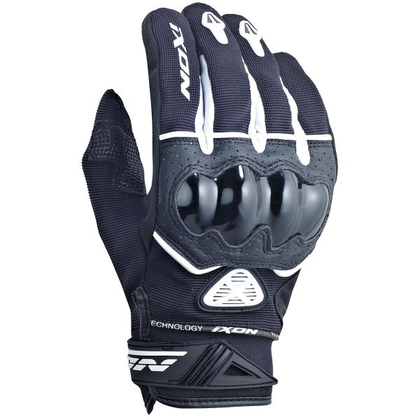 Motorcycle Gloves Ixon RS Scud HP Black White