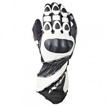 Motorcycle Gloves Ixon RS Top Ten HP Black White
