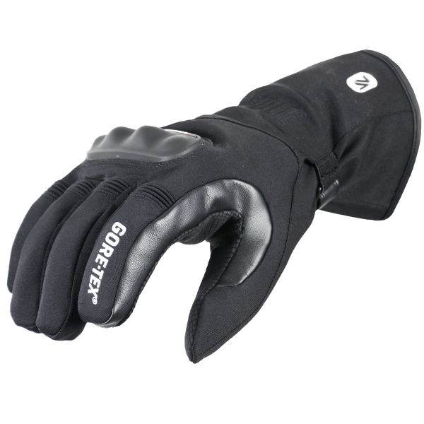 Motorcycle Gloves V'Quattro Runner Gore-Tex Black