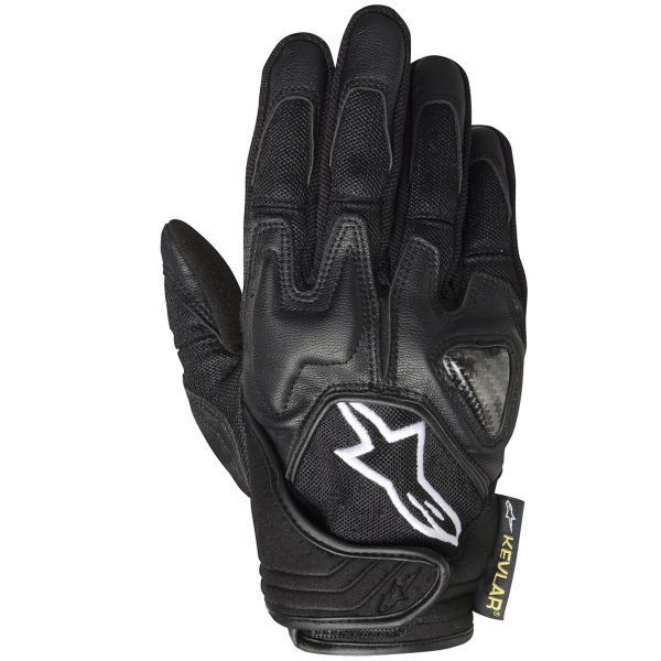 Motorcycle Gloves Alpinestars Scheme Kevlar Black