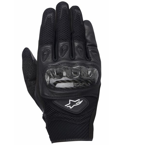 Motorcycle Gloves Alpinestars SMX-2 Air Carbon Black