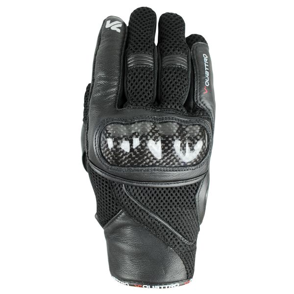 Motorcycle Gloves V'Quattro Spider Evo Black Carbon