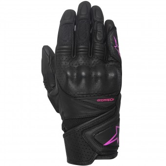 Motorcycle Gloves Alpinestars Stella Baika Black Fuchsia
