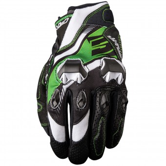 Motorcycle Gloves Five Stunt Evo Replica Icon Green