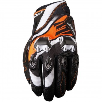 Motorcycle Gloves Five Stunt Evo Replica Icon Orange