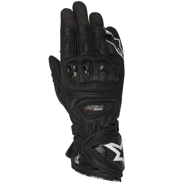 Motorcycle Gloves Alpinestars Supertech Black
