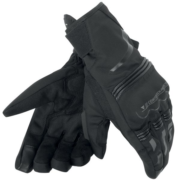 Motorcycle Gloves Dainese Tempest Unisex D-Dry Short Black