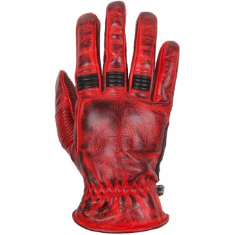 Motorcycle Gloves Helstons Velvet Summer Red Black