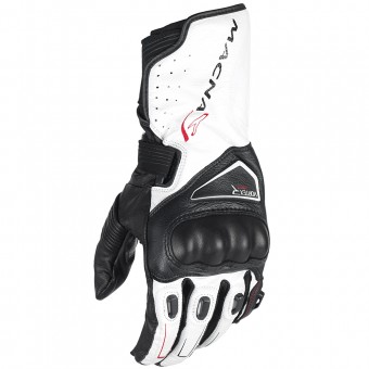 Motorcycle Gloves Macna Vortex White
