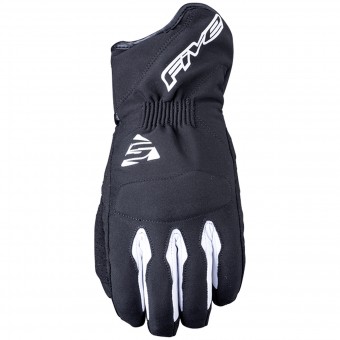 Motorcycle Gloves Five WFX3 WP Black White