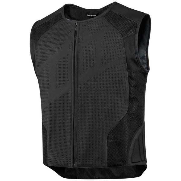 Motorcycle Vests ICON Hypersport Stripped Black