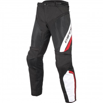 Motorcycle Trousers Dainese Drake Air D-Dry Black White Red