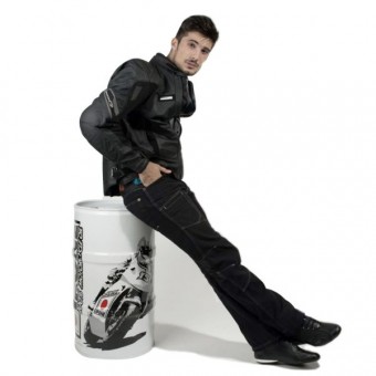 Motorcycle Trousers Esquad Strong Black