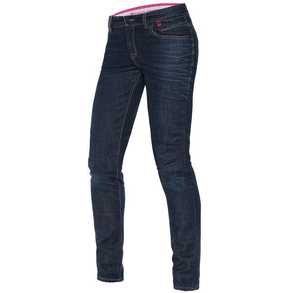 Motorcycle Trousers Dainese Belleville Slim Lady 3D Washed