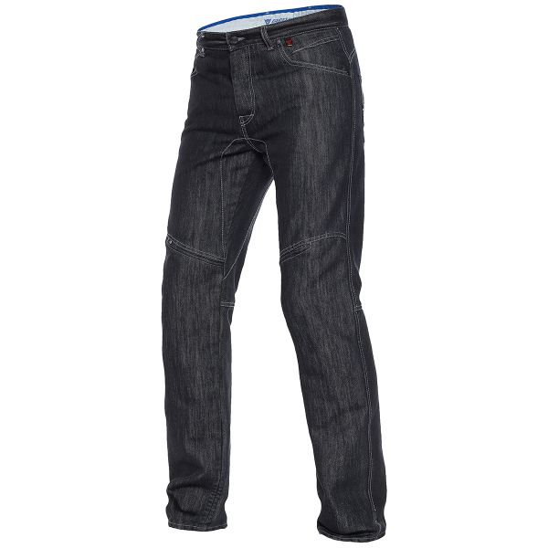 Motorcycle Trousers Dainese D1 Evo Denim Aramidic Black