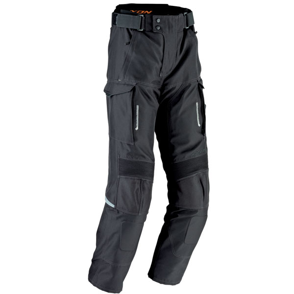 Motorcycle Trousers Ixon Montana Black Textile