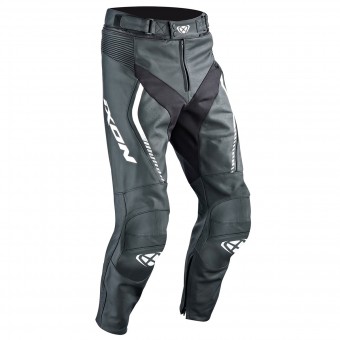 Motorcycle Trousers Ixon Fighter Pant Black White