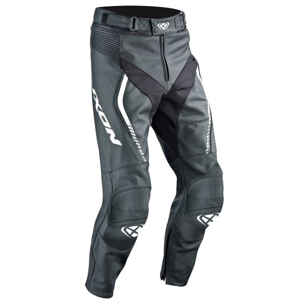 Motorcycle Trousers Ixon Fighter Pant Black White