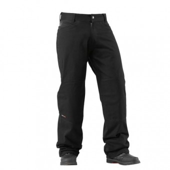 Motorcycle Trousers ICON Insulated Canvas Black