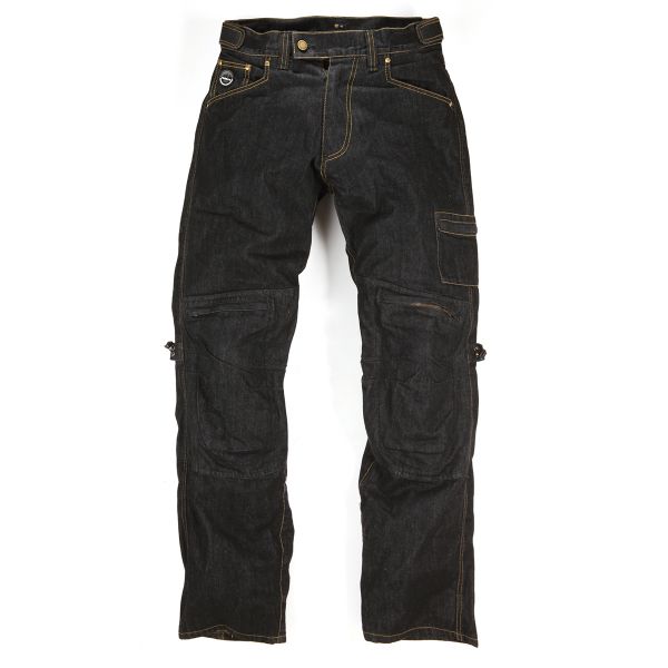 Motorcycle Trousers Helstons Pick Up Kevlar Waterproof Black