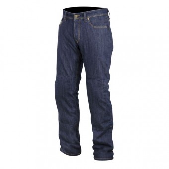 Motorcycle Trousers Alpinestars Resist Tech Denim Blue