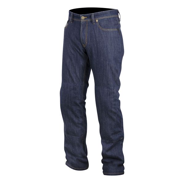 Motorcycle Trousers Alpinestars Resist Tech Denim Blue