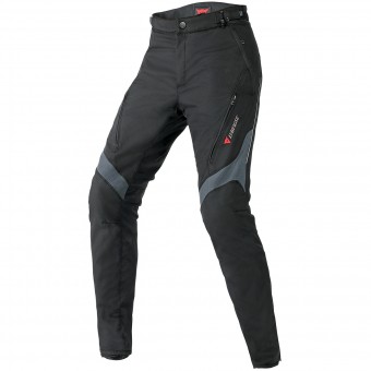 Motorcycle Trousers Dainese Tempest Lady D-Dry Black Dark Grey Pant