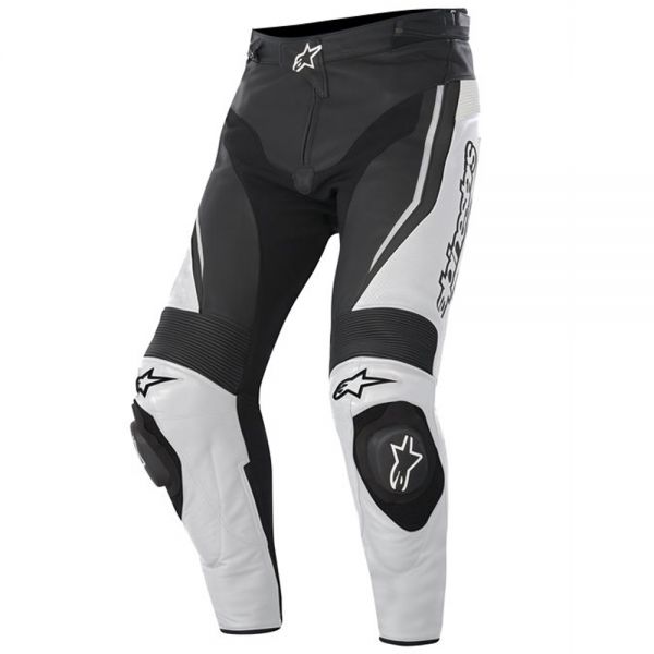 Motorcycle Trousers Alpinestars Track Pant Black White
