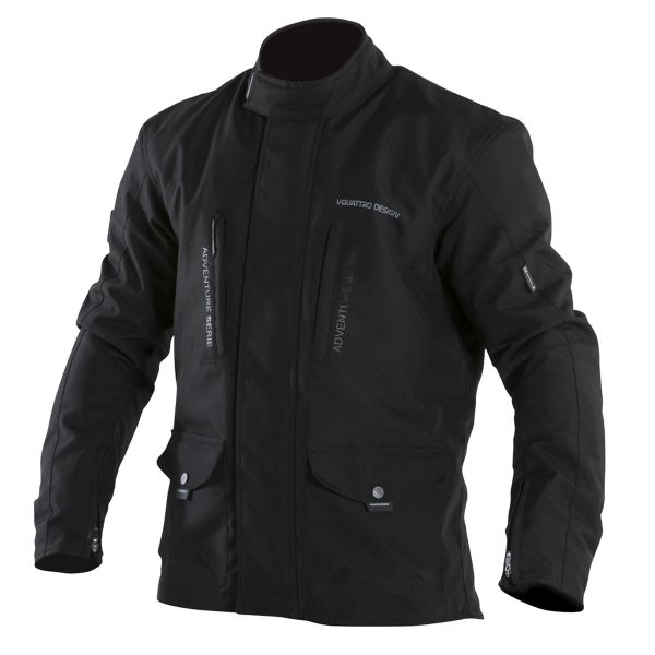 Motorcycle Jackets V'Quattro RD-21 Black Motorcycle Jackets V'Quattro RD-21 Black