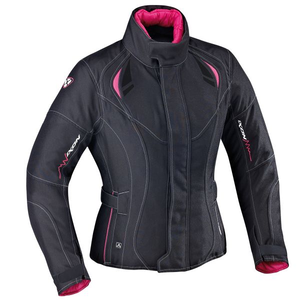 Motorcycle Coats Ixon Alhena HP Black Fuchsia