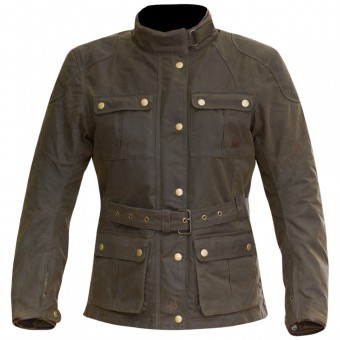 Motorcycle Coats Merlin Ashley Wax Lady Olive