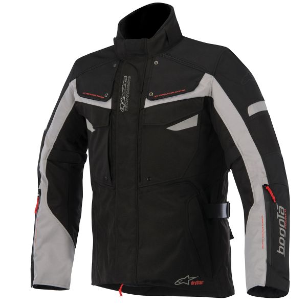 Motorcycle Coats Alpinestars Bogota Drystar Black Dark Gray