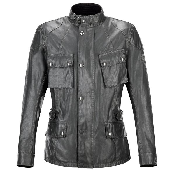 Motorcycle Coats Belstaff Crosby Resin Green
