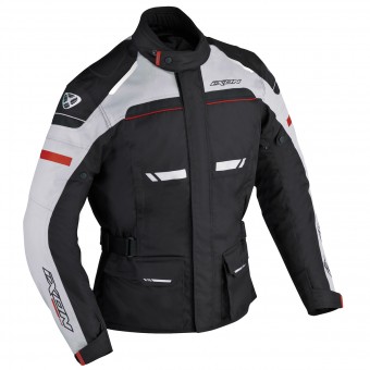 Motorcycle Coats Ixon Fjord Black Grey Red