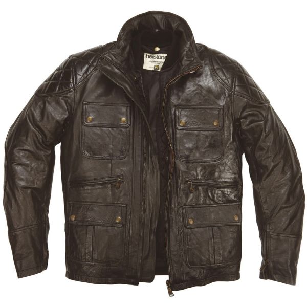Motorcycle Jackets Helstons Hunt Brown