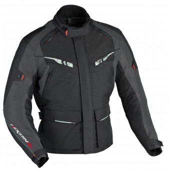 Motorcycle Jackets Ixon Indiana HP Black Grey Red