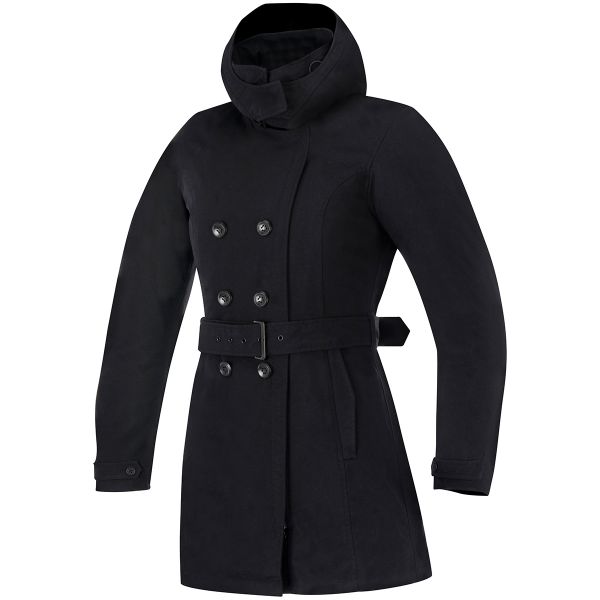 Motorcycle Coats Alpinestars Isabel Drystar Trench Black Motorcycle Coats Alpinestars Isabel Drystar Trench Black