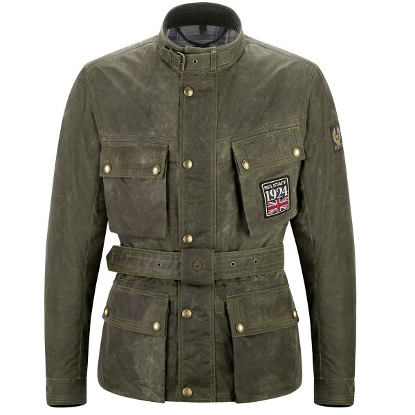 Motorcycle Coats Belstaff Jubilee Trialmaster Soy British Green