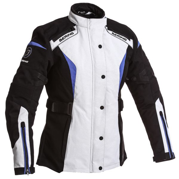 Motorcycle Coats Bering Lady Safari 3 in 1 Black Grey Blue