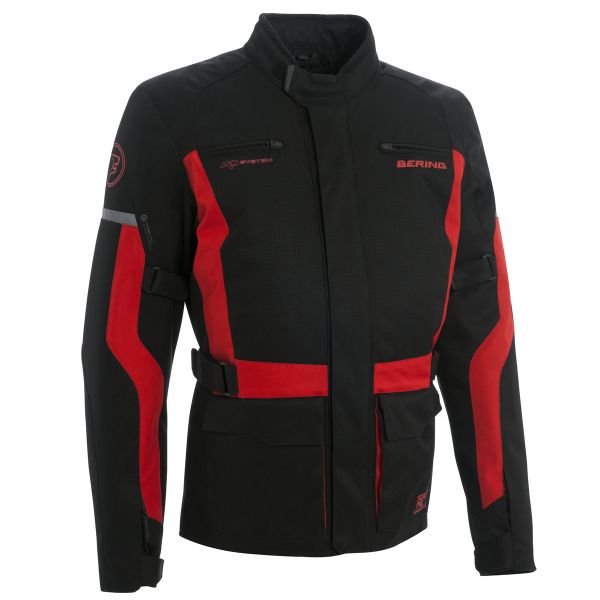Motorcycle Coats Bering Lucas Black Red
