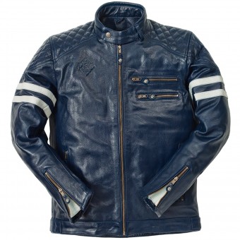 Motorcycle Jackets Ride & Sons Magnificient Buffalo Skin Blue