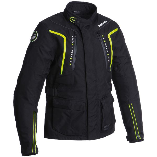 Motorcycle Jackets Bering Ralf Black Fluoro